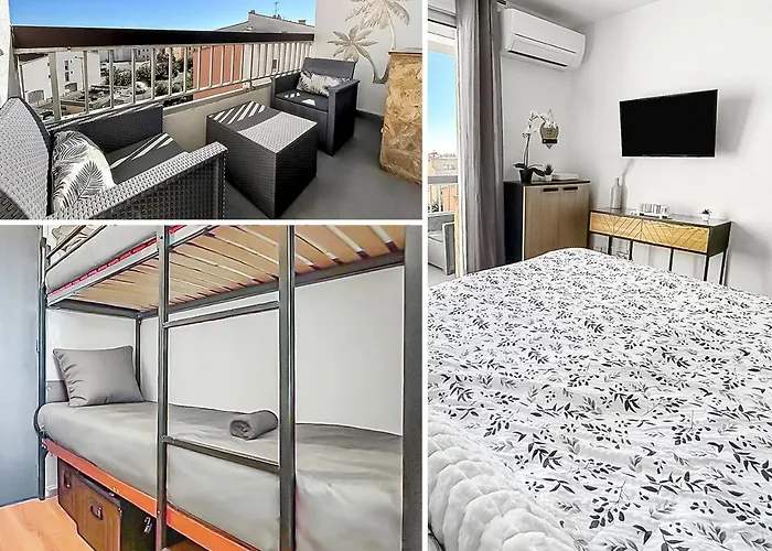 アパート Lumineux Au Coeur Du Cap D アグド